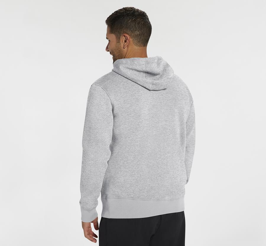 Hoka Australia One One Performance - Mens Hoodie Grey - BRIGZ-8346